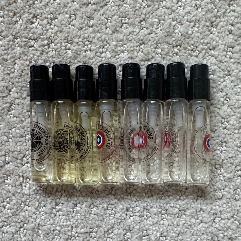 Etat Libre d’Orange perfume $10 each.